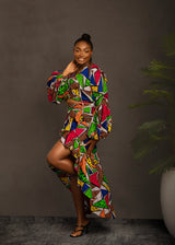 REMI AFRICAN PRINT SKIRT