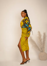 SHALEWA AFRICAN PRINT SKIRT