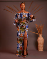 ZAHRA AFRICAN PRINT SKIRT