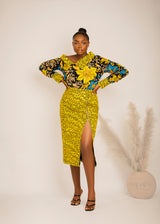 SHALEWA AFRICAN PRINT TOP