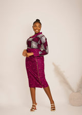 LOLU AFRICAN PRINT SKIRT