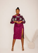 LOLU AFRICAN PRINT SKIRT