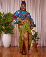 ZURI AFRICAN PRINT SKIRT