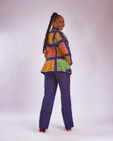 DINNA AFRICAN PRINT BLAZER