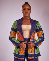 DINNA AFRICAN PRINT BLAZER