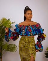 ZURI AFRICAN PRINT SKIRT